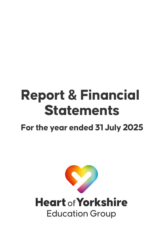 Heart of Yorkshire Annual Accounts 2025 publication cover