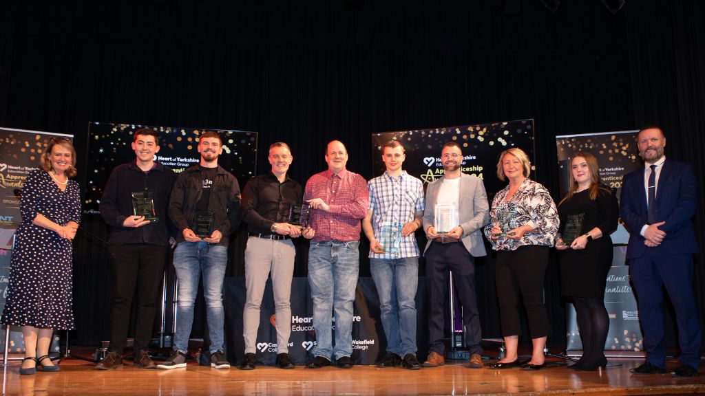 Winners at the Apprenticeship Awards 
