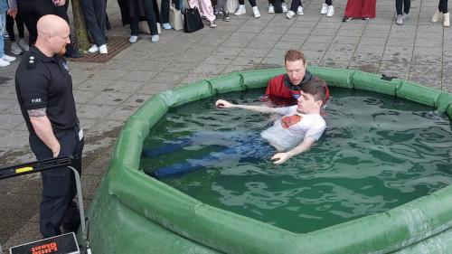 Video thumbnail for Cold water shock training