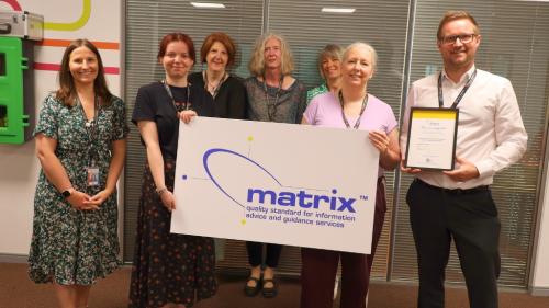 The course information and careers team