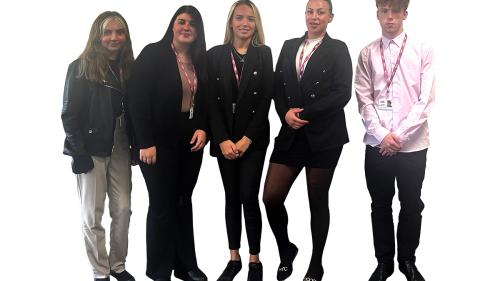 T Level students featuring in Inside Housing 