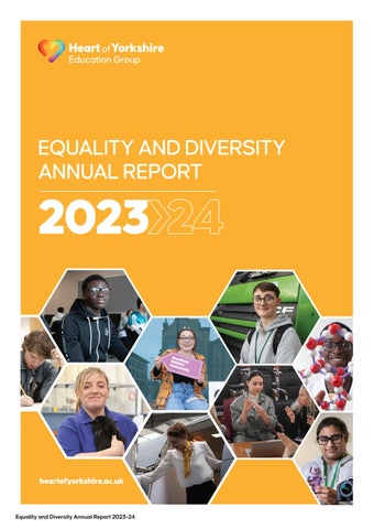 Equality & Diversity Annual Report 2023-24 publication cover